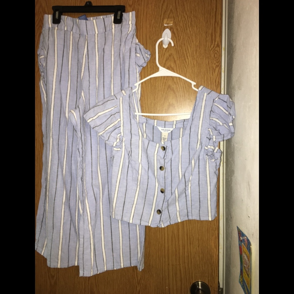 a two piece pants and shirt